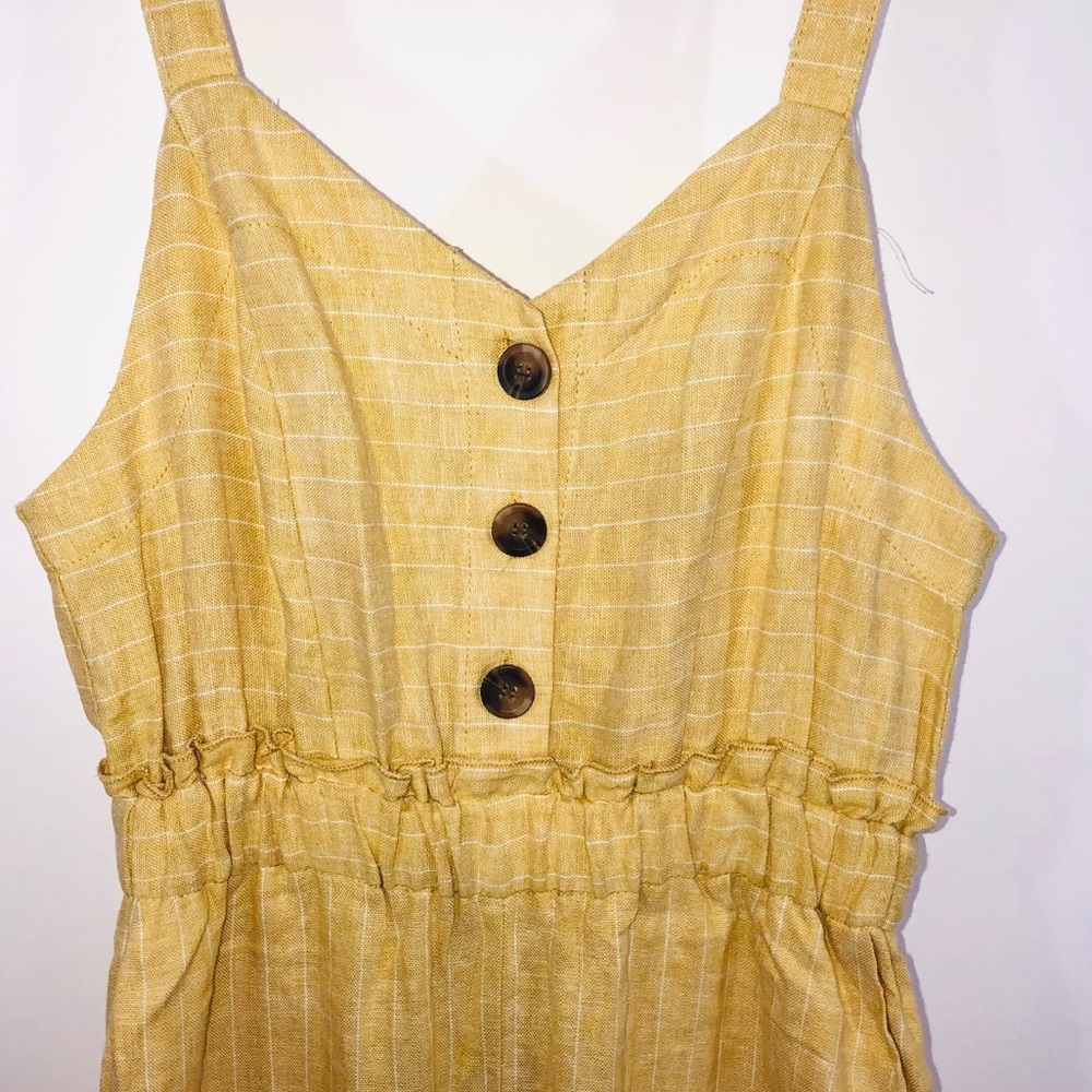 NWT Romeo & Juliet Couture Linen Jumpsuit Size S - Picture 4 of 8